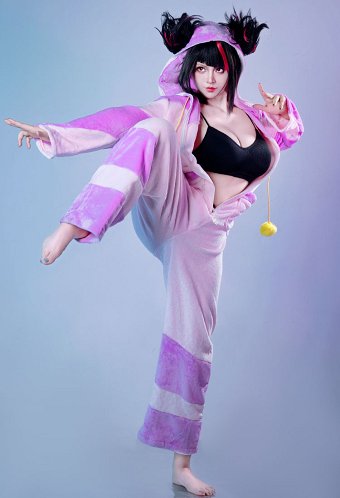 ストリートファイター ハン・ジュリ コスプレ パジャマ