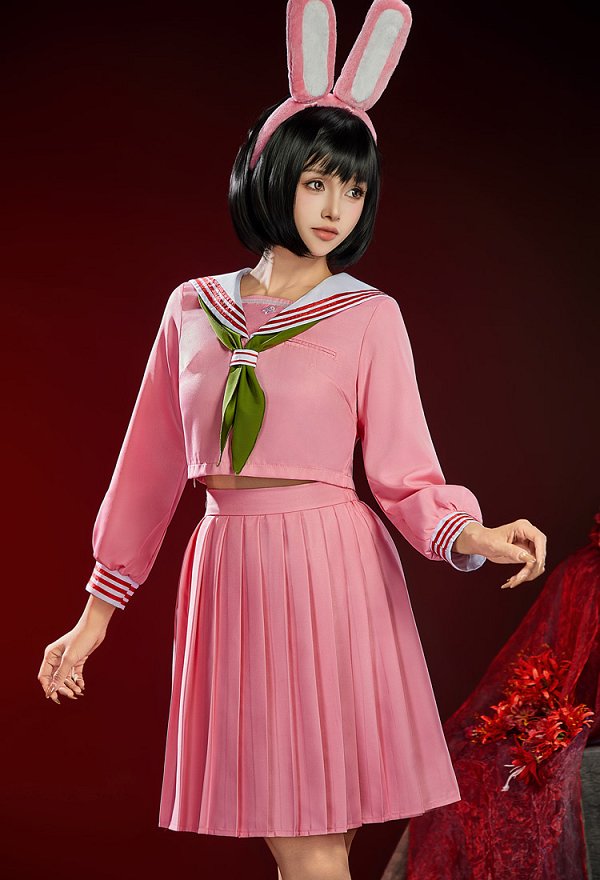 サイレントヒルf 深水雛子 ピンク色 制服 コスプレ 衣装
