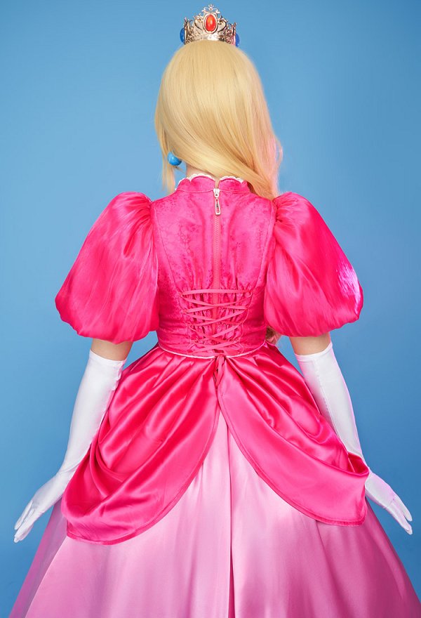 ピーチ姫 コスプレ 衣装 ピンクドレス ピーチ姫 コスプレ 衣装 ピンクドレス