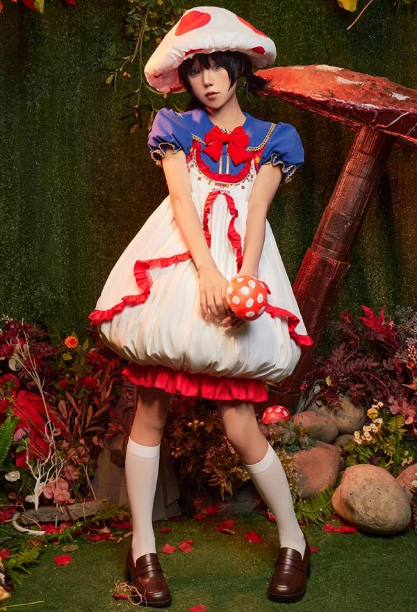 マリオ 小さいキノコ コスプレ 衣装 マリオ 小さいキノコ コスプレ 衣装