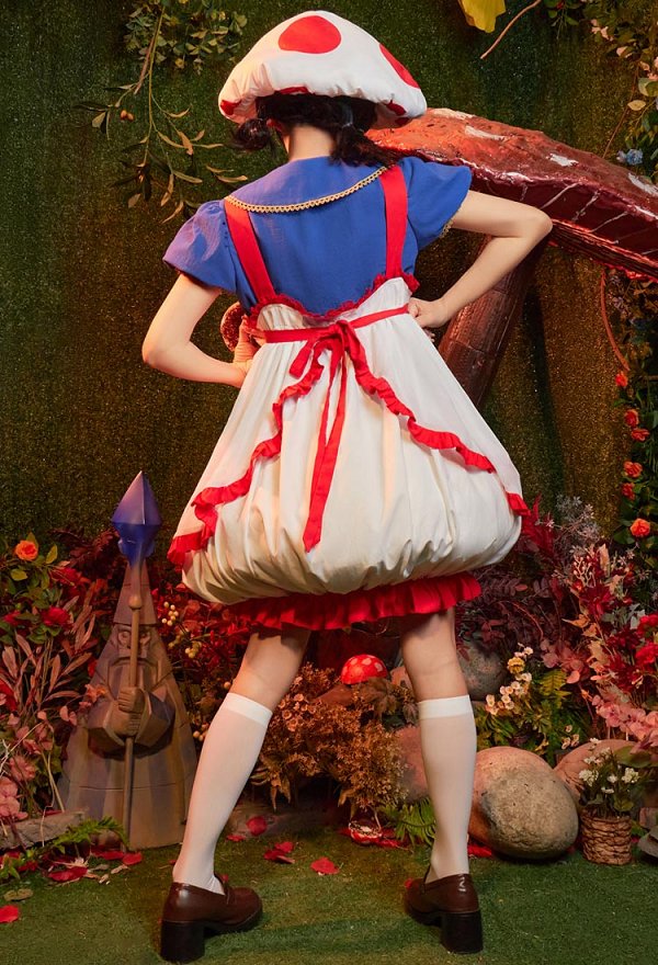マリオ 小さいキノコ コスプレ 衣装 マリオ 小さいキノコ コスプレ 衣装