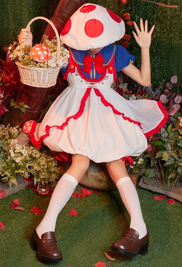 マリオ 小さいキノコ コスプレ 衣装 マリオ 小さいキノコ コスプレ 衣装