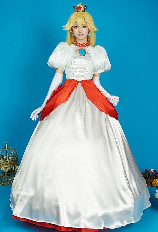 ピーチ姫救出大作戦! ピーチ姫 コスプレ 衣装 ドレス