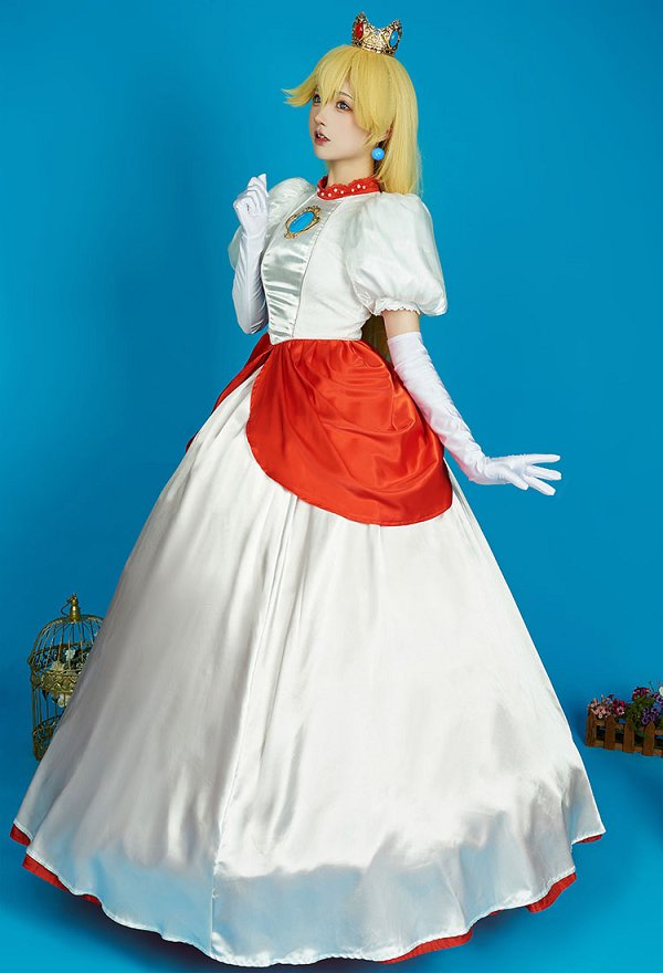 ピーチ姫救出大作戦! ピーチ姫 コスプレ 衣装 ドレス