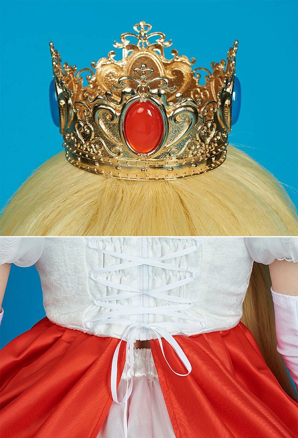 ピーチ姫救出大作戦! ピーチ姫 コスプレ 衣装 ドレス