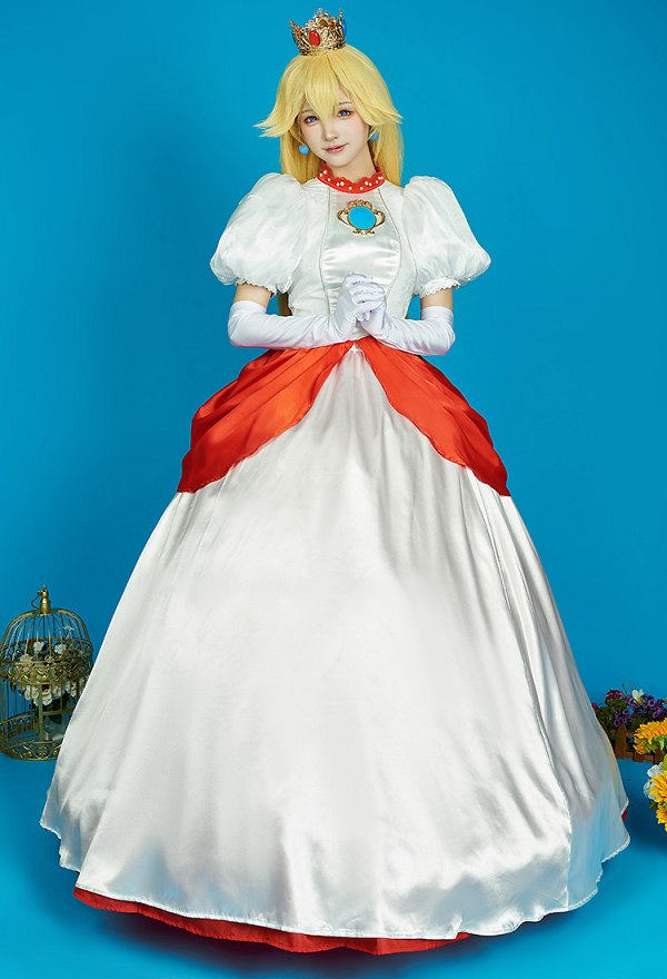 ピーチ姫救出大作戦! ピーチ姫 コスプレ 衣装 ドレス