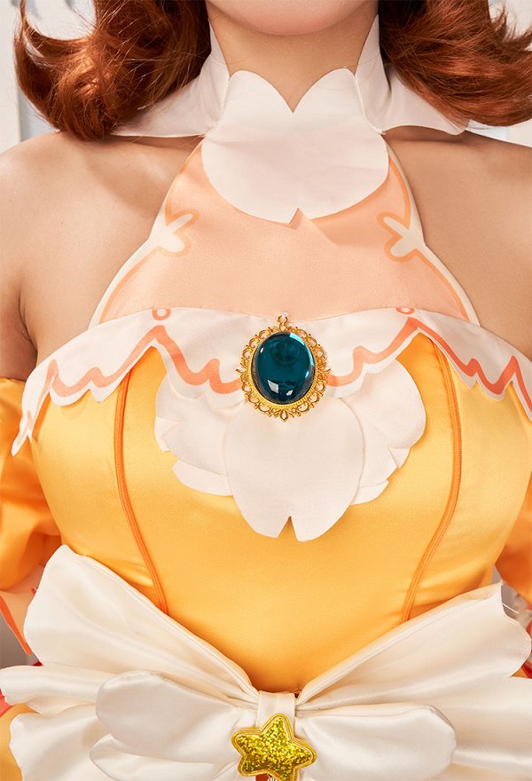 Miccostumes x akuoart マリオ デイジー コスプレ 衣装 姫ドレス Miccostumes x akuoart マリオ デイジー コスプレ 衣装 姫ドレス