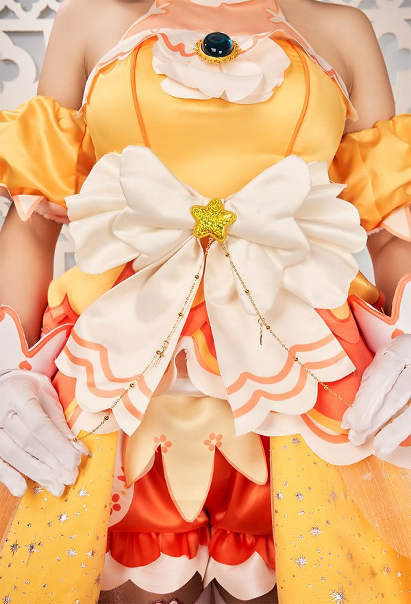 Miccostumes x akuoart マリオ デイジー コスプレ 衣装 姫ドレス Miccostumes x akuoart マリオ デイジー コスプレ 衣装 姫ドレス