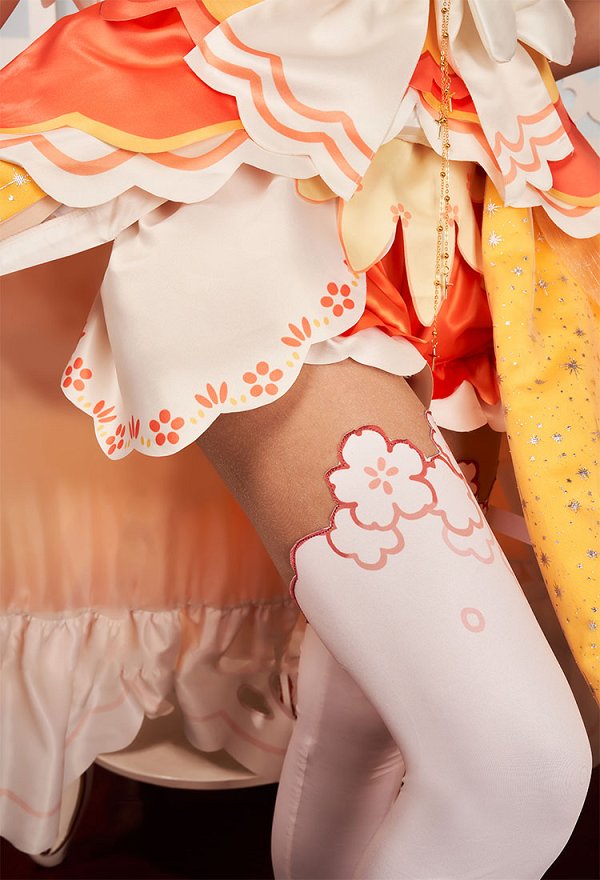 Miccostumes x akuoart マリオ デイジー コスプレ 衣装 姫ドレス Miccostumes x akuoart マリオ デイジー コスプレ 衣装 姫ドレス