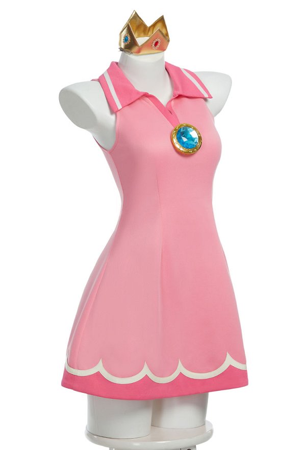マリオ ピーチ姫 コスプレ 衣装 テニスウェア マリオ ピーチ姫 コスプレ 衣装 テニスウェア