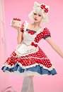 サンリオ ハローキティ コスプレ ロリータ ドレス
