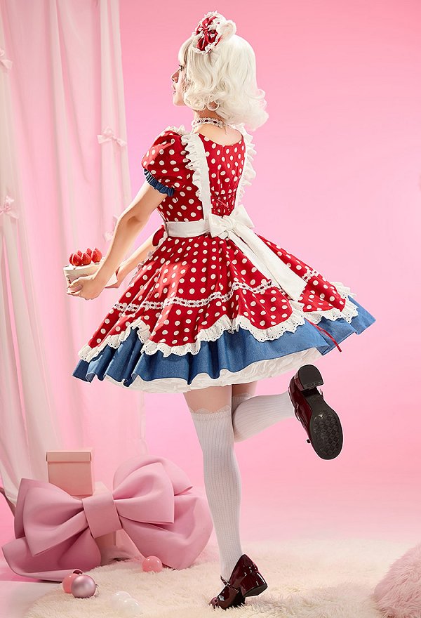 サンリオ ハローキティ コスプレ ロリータ ドレス