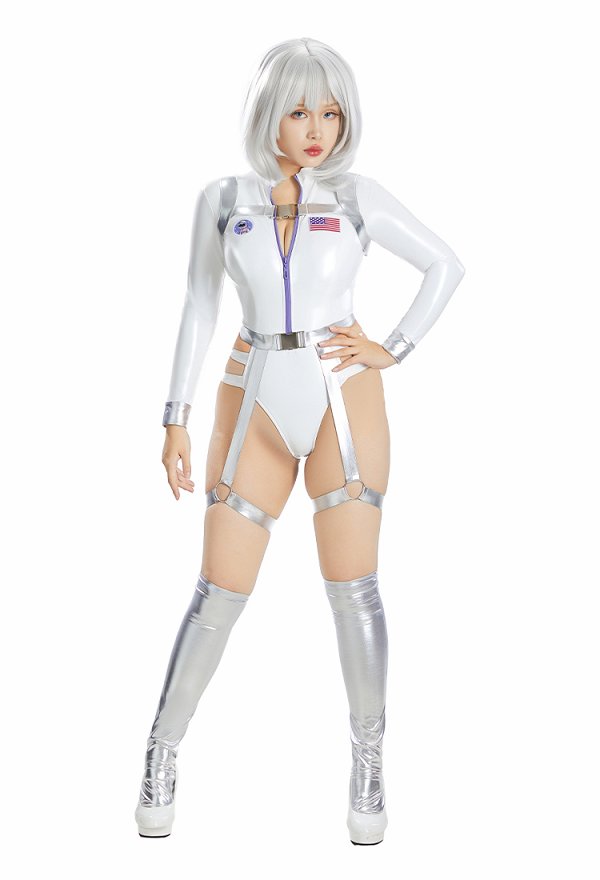 宇宙飛行士 セクシー コスプレ ボディスーツ