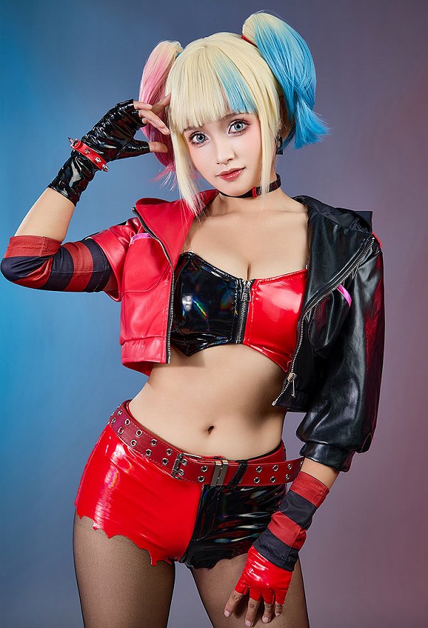 異世界スーサイド・スクワッド ハーレイ・クイン コスプレ 衣装