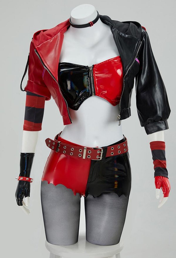 異世界スーサイド・スクワッド ハーレイ・クイン コスプレ 衣装