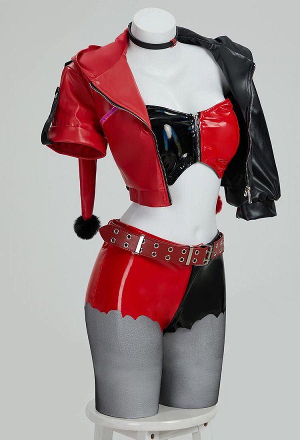 異世界スーサイド・スクワッド ハーレイ・クイン コスプレ 衣装