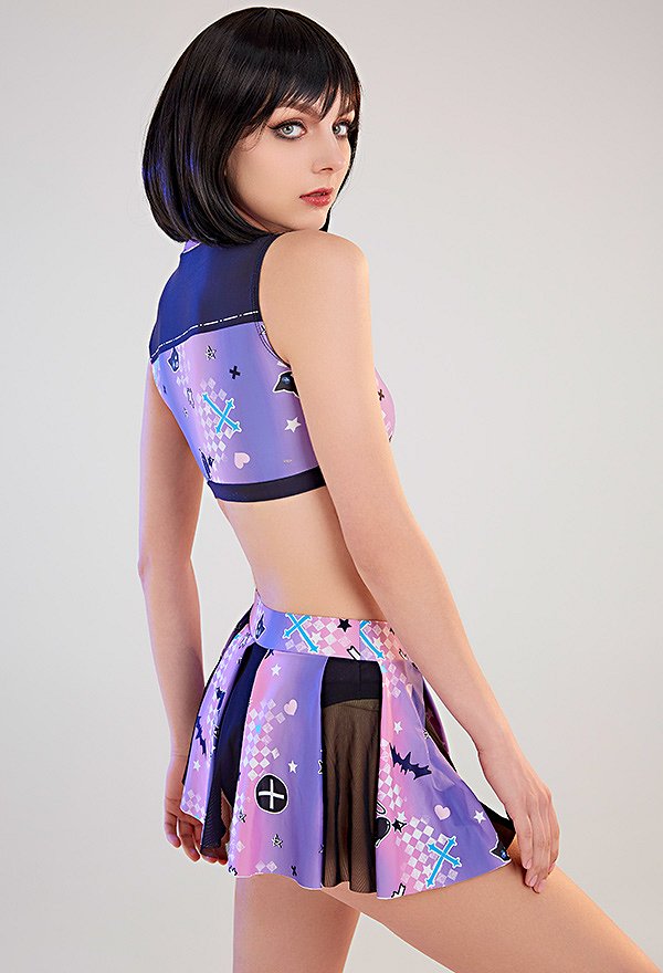 紫 レディース 可愛い 水着 ビキニ