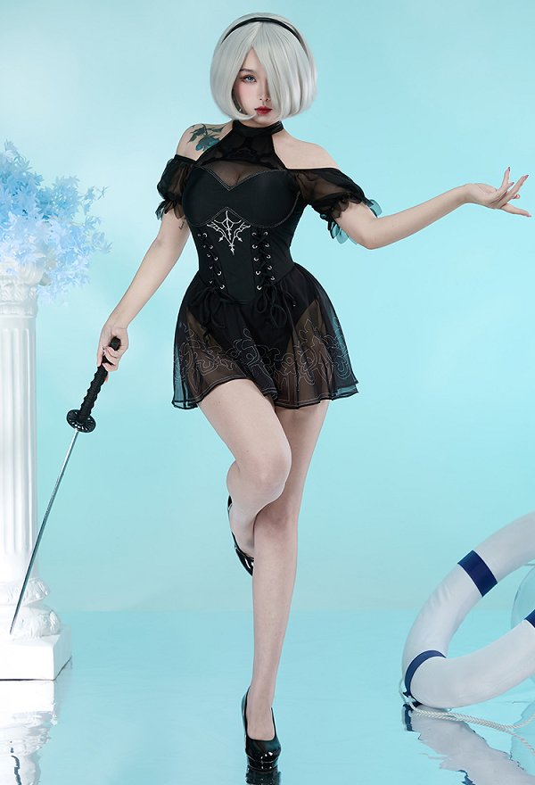 ニーア 2B コスプレ 可愛い 水着