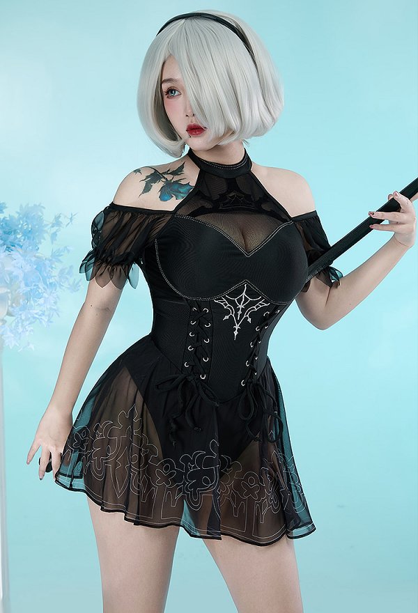 ニーア 2B コスプレ 可愛い 水着