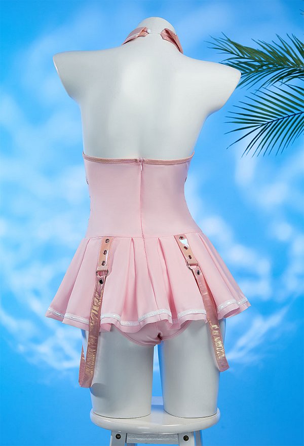 桜ミク コスプレ ワンピース水着