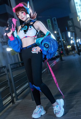 オーバーウォッチ2 POKImariさんイラスト D.Va コスプレ 衣装