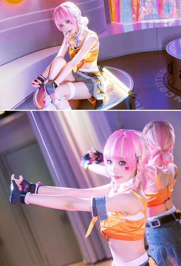 オーバーウォッチ2 × LE SSERAFIM コラボスキン マーシー  コスプレ 衣装
