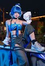 オーバーウォッチ2 × LE SSERAFIM コラボスキン D.Va コスプレ 衣装