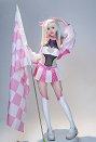 Fate/kaleid liner プリズマ☆イリヤ イリヤスフィール・フォン・アインツベルン レースクイーン コスプレ 衣装