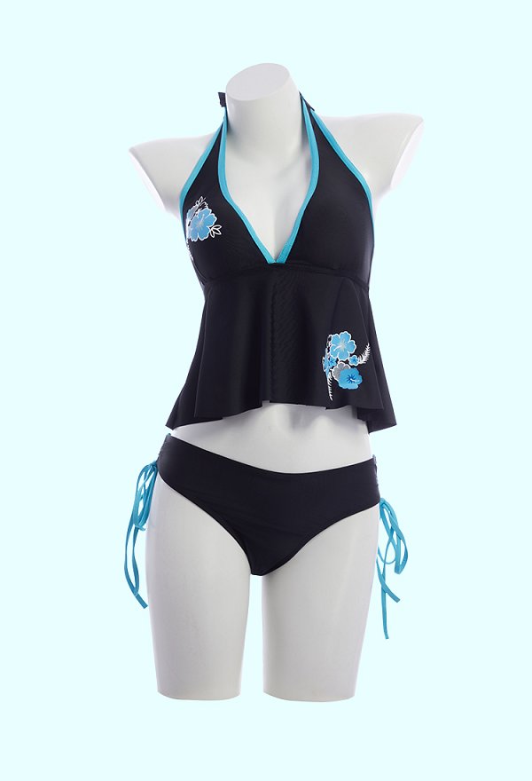 女性 夏 Y2Kスタイル風 ツーピース 水着 女性 夏 Y2Kスタイル風 ツーピース 水着
