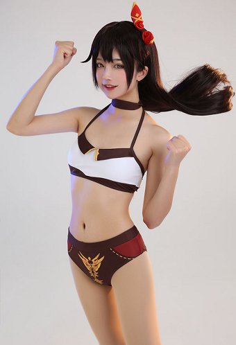 原神 アンバー 水着 ビキニセット