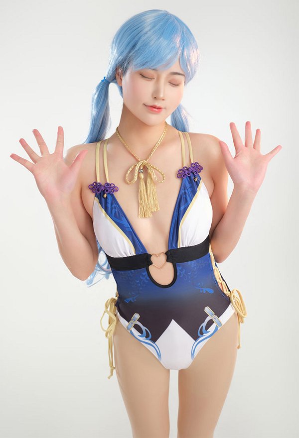 原神 神里 綾 人  水着