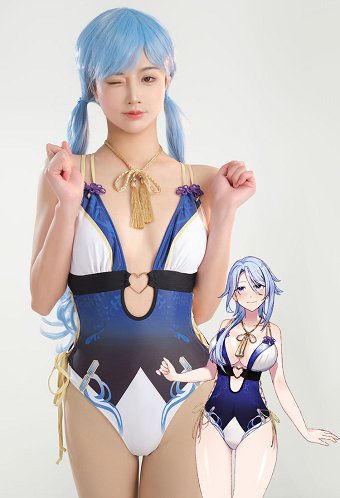 原神 神里 綾 人  水着