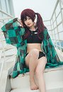 鬼滅の刃  竈門炭治郎 コスプレ 水着 ビキニセット