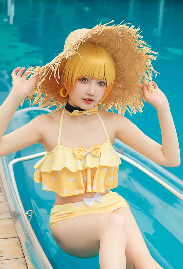 鬼滅の刃 我妻善逸 コスプレ衣装 水着