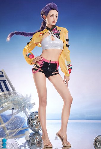 KPOPガールズ！ ルミ コスプレ 水着