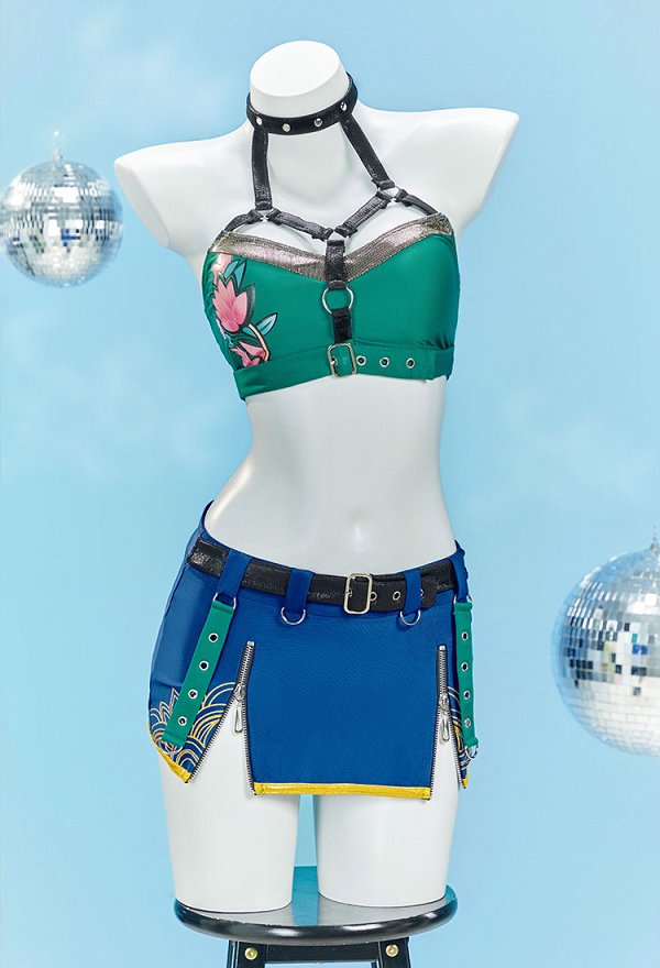 KPOPガールズ!デーモン・ハンターズ ゾーイ コスプレ 水着 KPOPガールズ!デーモン・ハンターズ ゾーイ コスプレ 水着