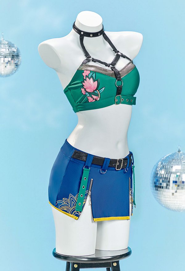 KPOPガールズ!デーモン・ハンターズ ゾーイ コスプレ 水着 KPOPガールズ!デーモン・ハンターズ ゾーイ コスプレ 水着