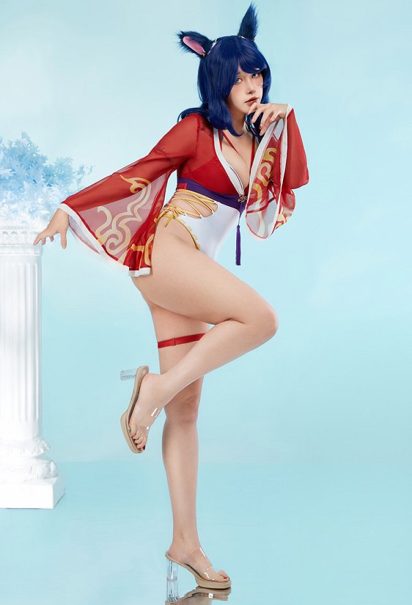 LOL アーリ コスプレ ワンピース水着