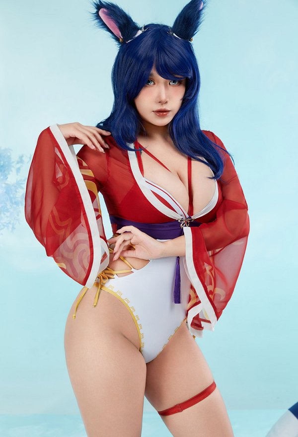 LOL アーリ コスプレ ワンピース水着