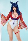 LOL アーリ コスプレ ワンピース水着