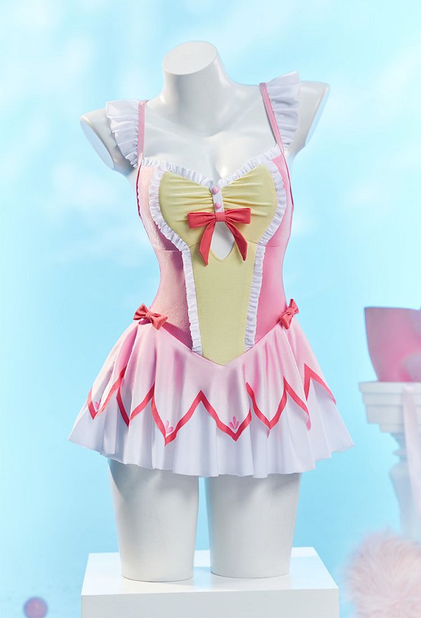 魔法少女まどか☆マギカ 鹿目 まどか コスプレ 水着