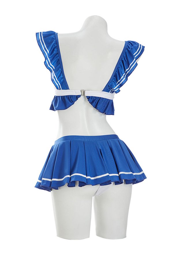 セーラームーン セクシー コスプレ 水着 青・黒