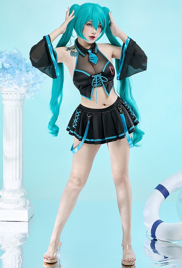 Vocal ミク コスプレ 派生服 可愛い 水着