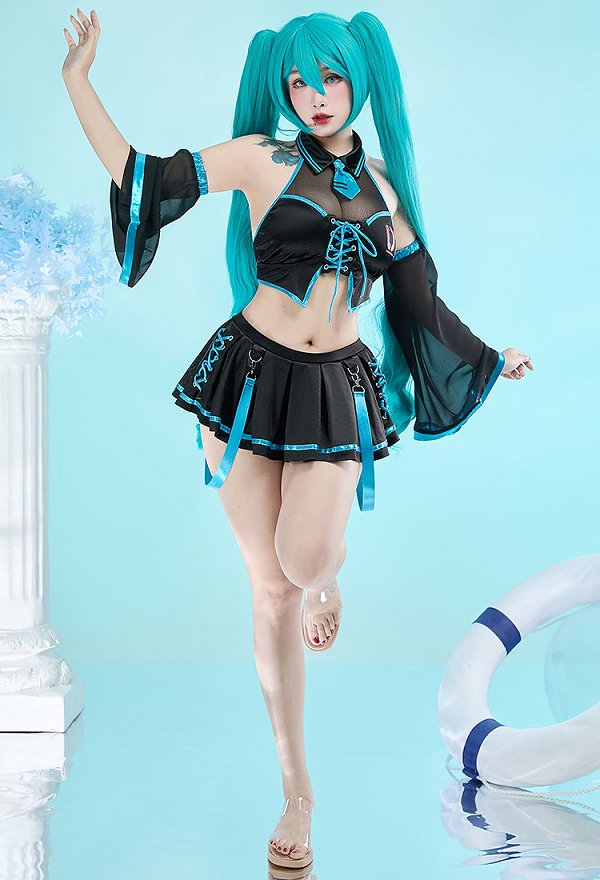 Vocal ミク コスプレ 派生服 可愛い 水着