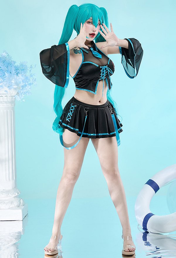 Vocal ミク コスプレ 派生服 可愛い 水着