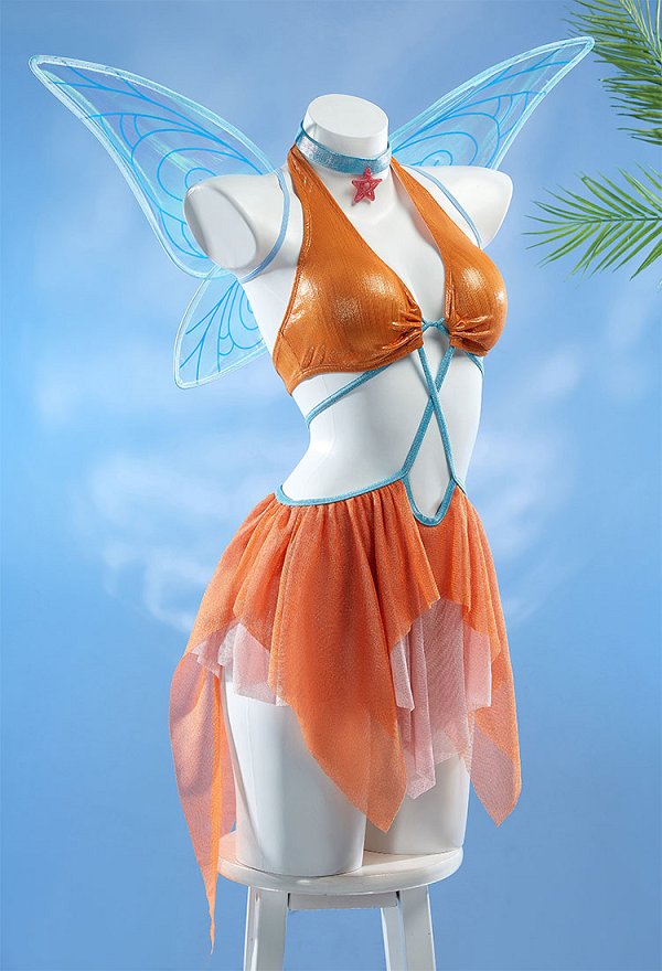 Winx Club Tecna 同人 ワンピース 水着