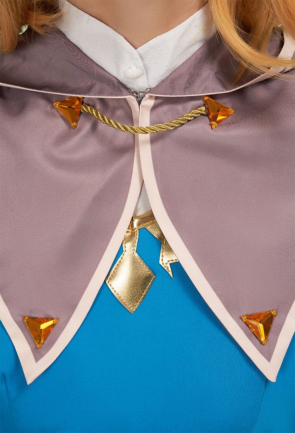 ゼルダの伝説 ブレス オブ ザ ワイルド ゼルダ姫 コスプレ 衣装 マント付き