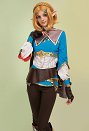 ゼルダの伝説 ブレス オブ ザ ワイルド ゼルダ姫 コスプレ 衣装 マント付き
