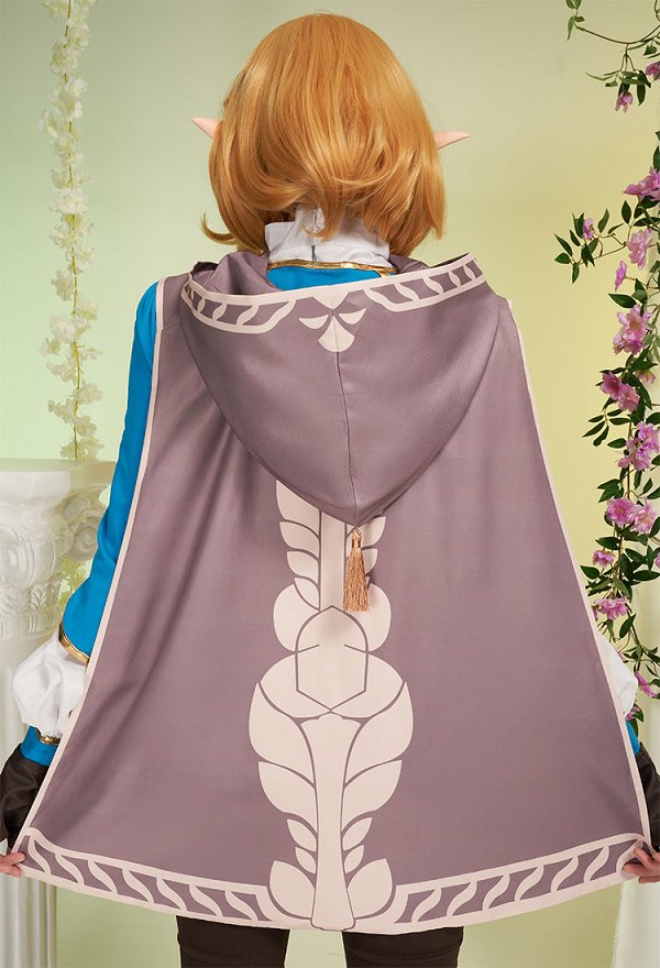 ゼルダの伝説 ブレス オブ ザ ワイルド ゼルダ姫 コスプレ 衣装 マント付き