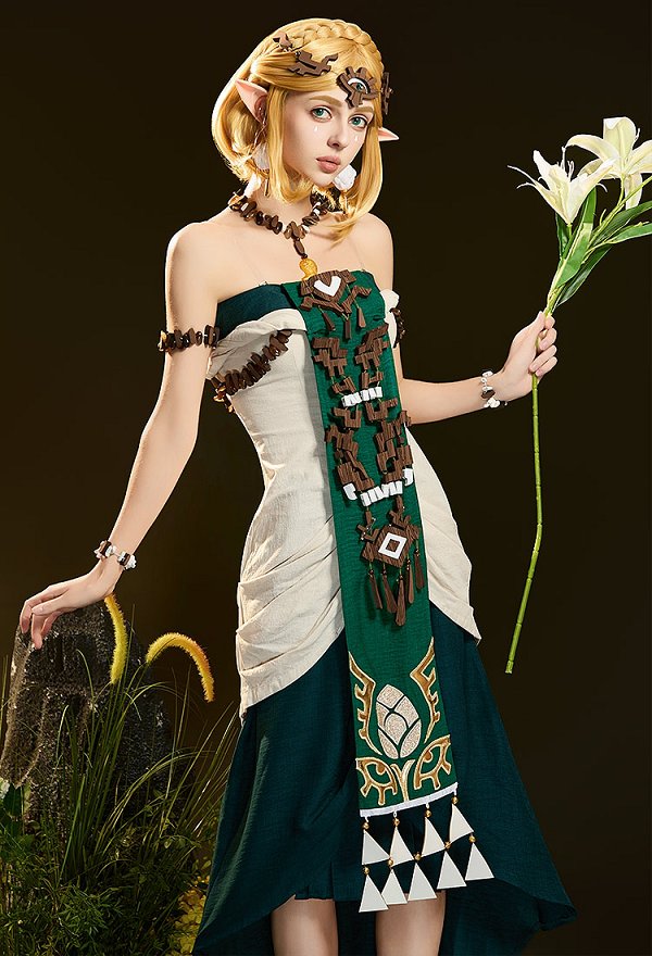 ゼルダの伝説 ティアーズ オブ ザ キングダム ゼルダ姫 コスプレ 衣装